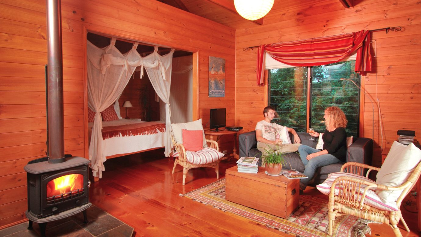 Each Cottage with its own indoor Fireplace