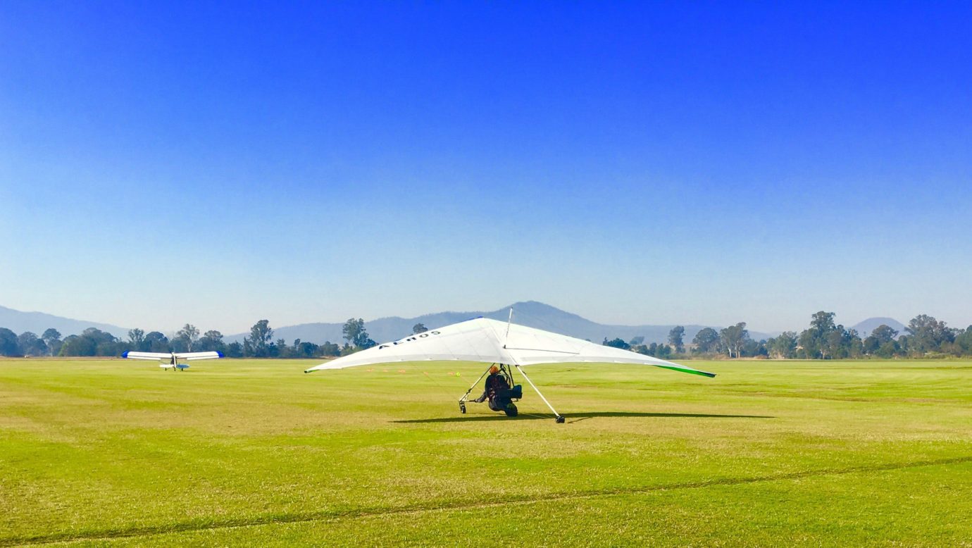 hang gliding