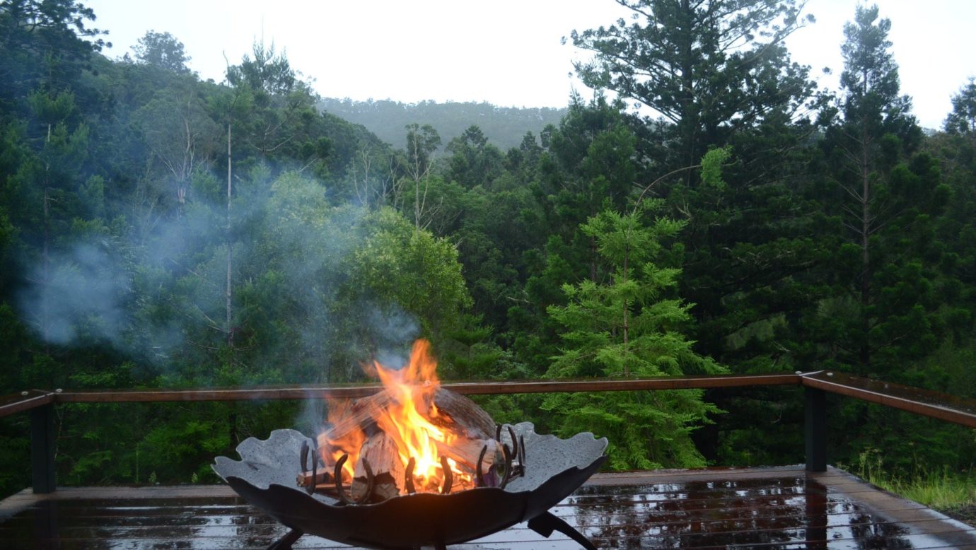 Fireplace built by Chris Moran, buider and artist