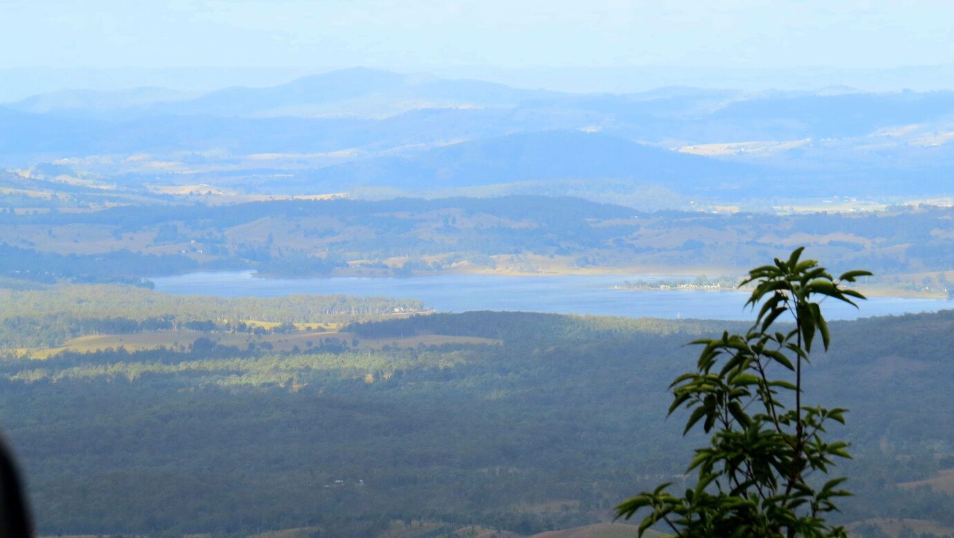 Lake Moogerah from Cunninghams Gap Lookout