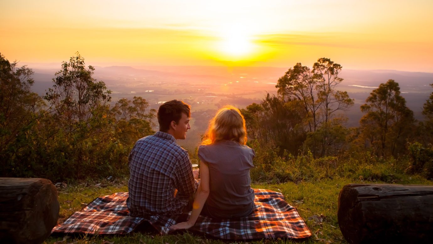 Enjoy one of the stunning sunsets on beautiful Tamborine Mountain.