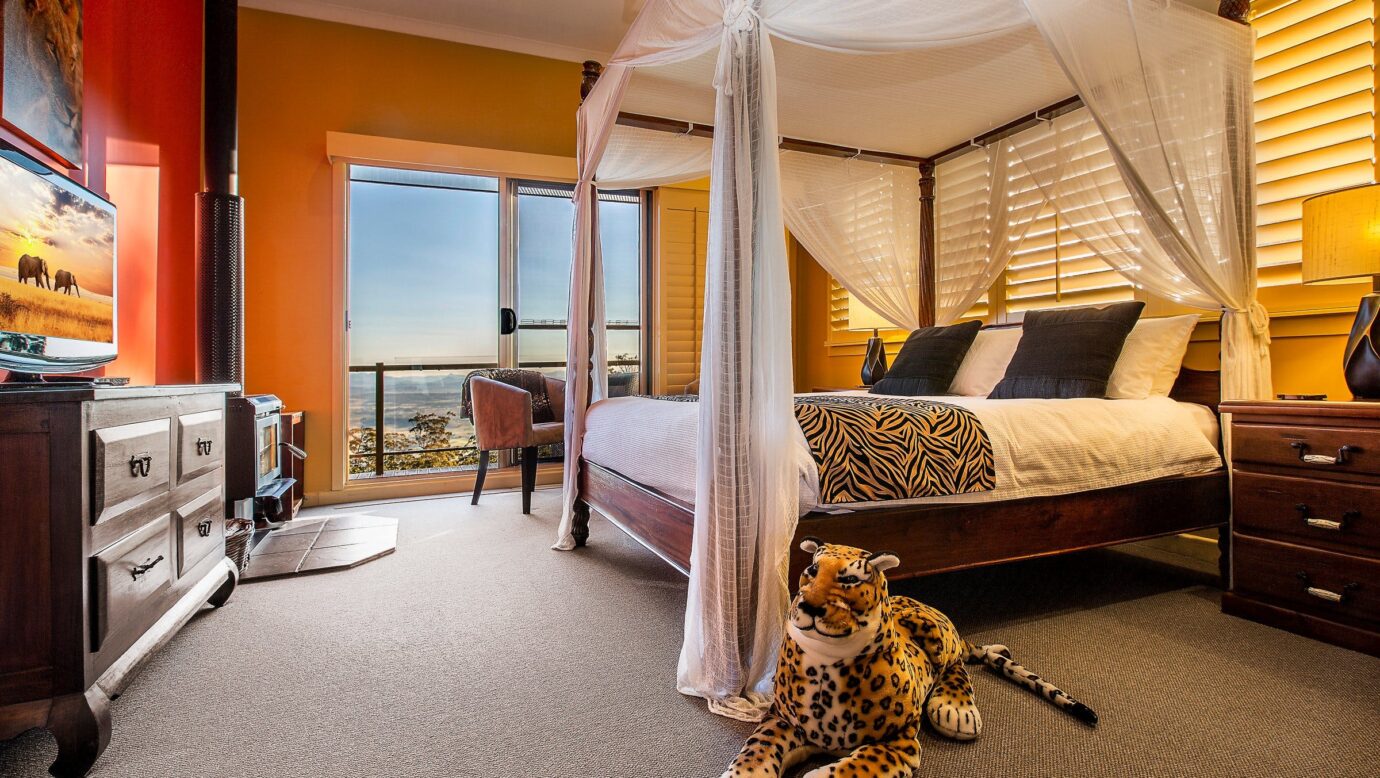 Safari Bedroom with mountain views