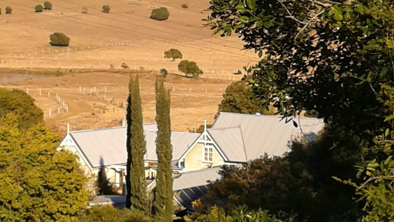 Beautiful view of the Old Church from the hills