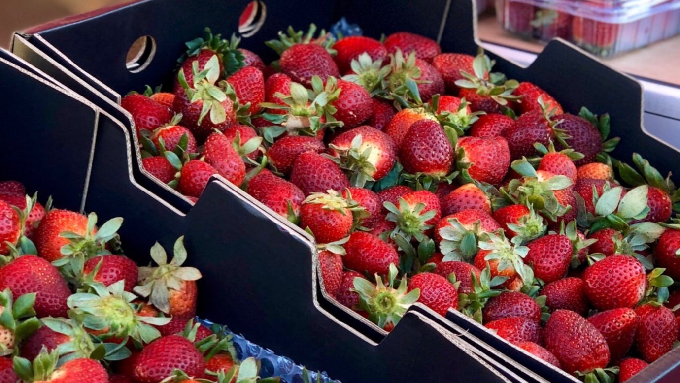 Fresh Produce. Strawberries.