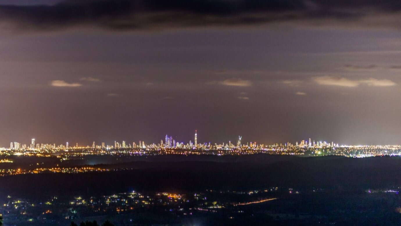 Skyline view from guest house deck, enjoy taking in the breath taking view