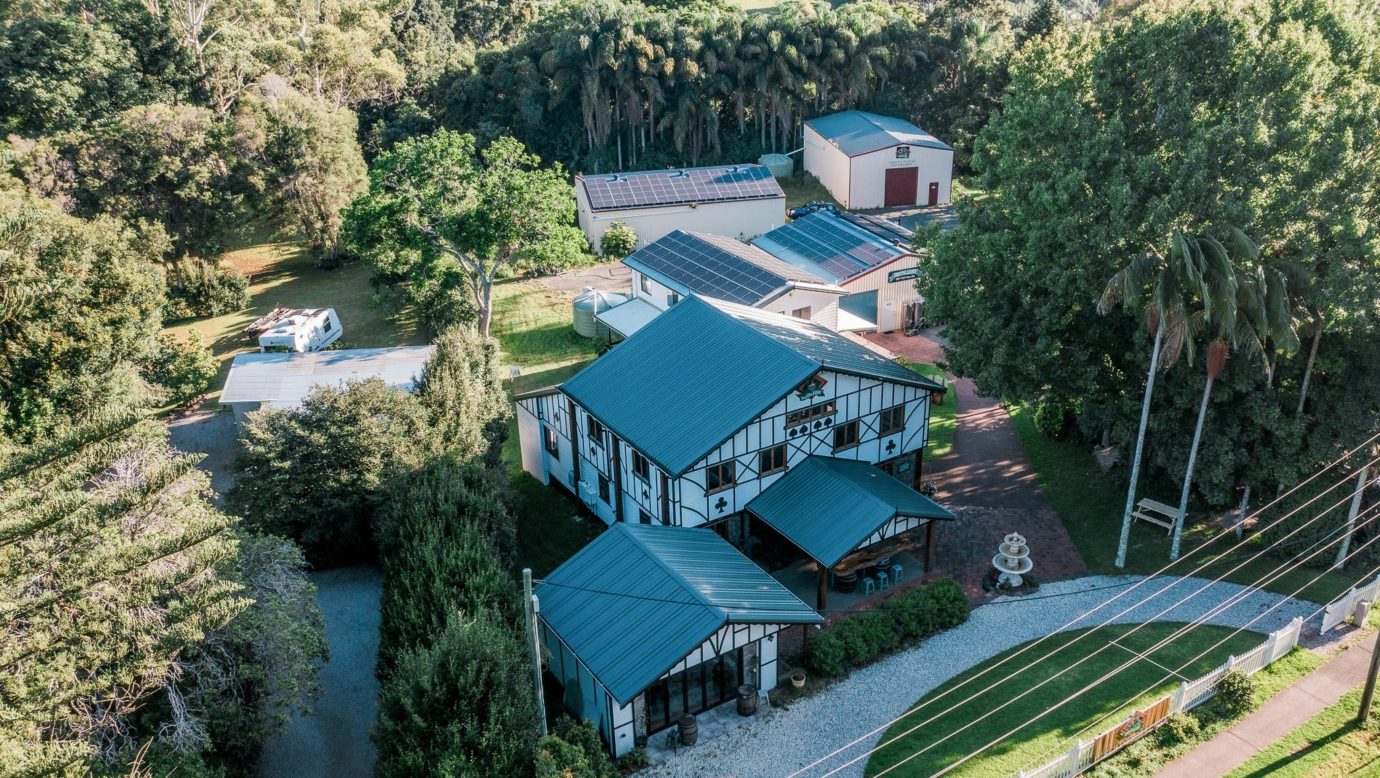 Aerial view Distillery