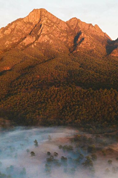 Rathdowney and Mt Barney within the Scenic Rim