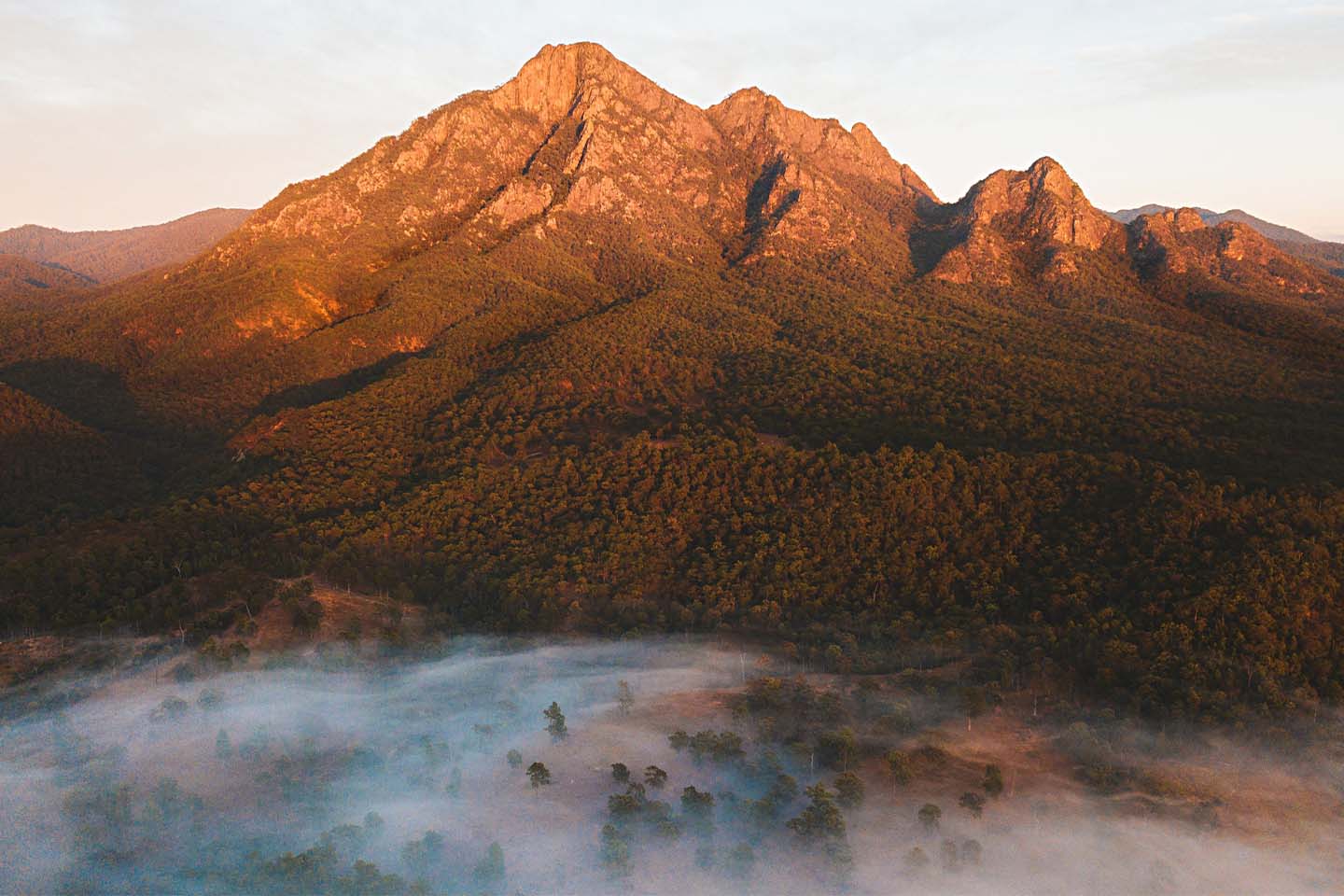 Rathdowney and Mt Barney within the Scenic Rim