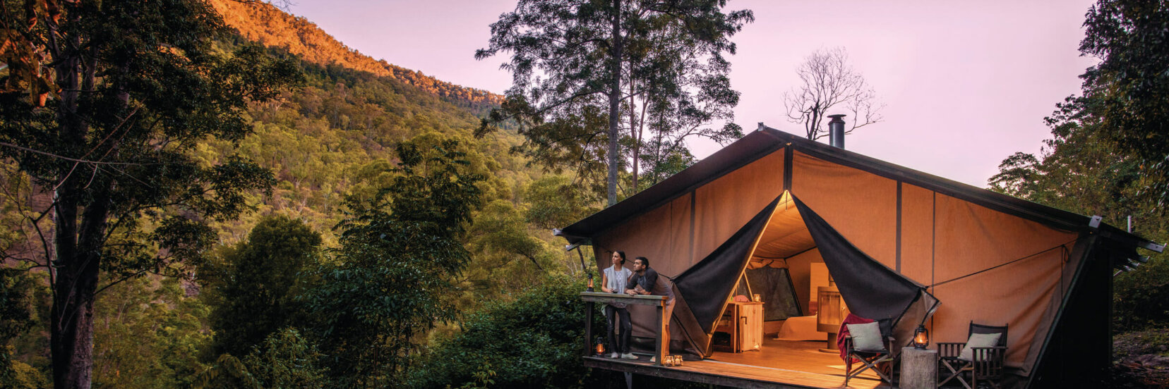 Glamping in The Lost World, Scenic Rim, Queensland