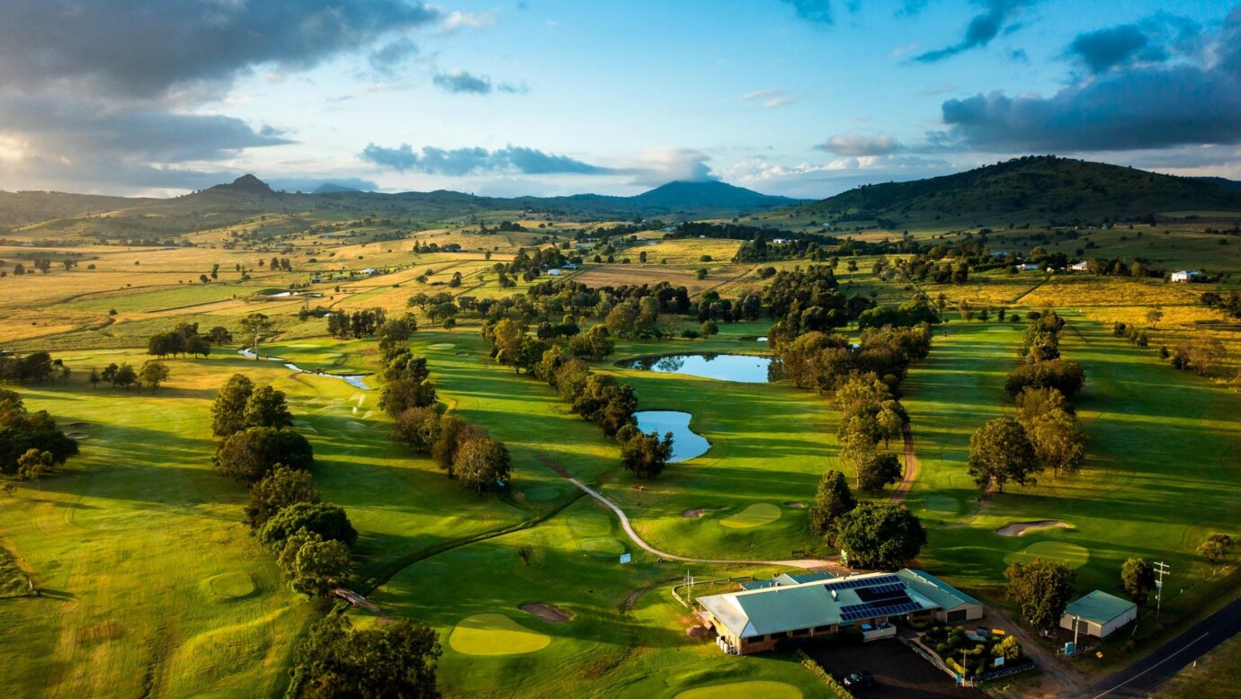 Glorious green and gold views of the countryside