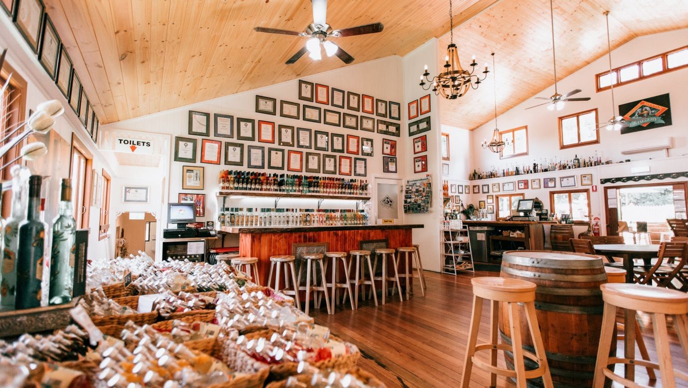 Tasting Room inside view