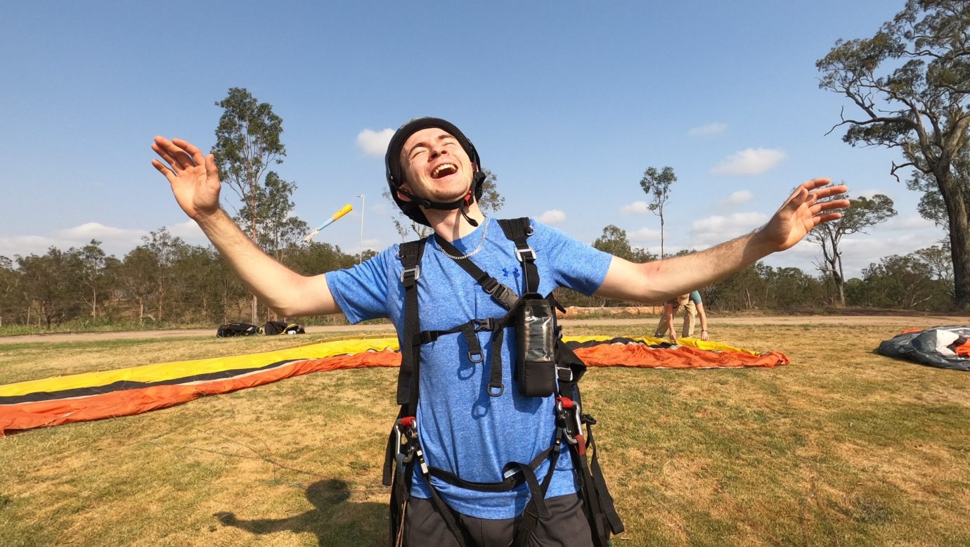 paragliding day course on Mt John