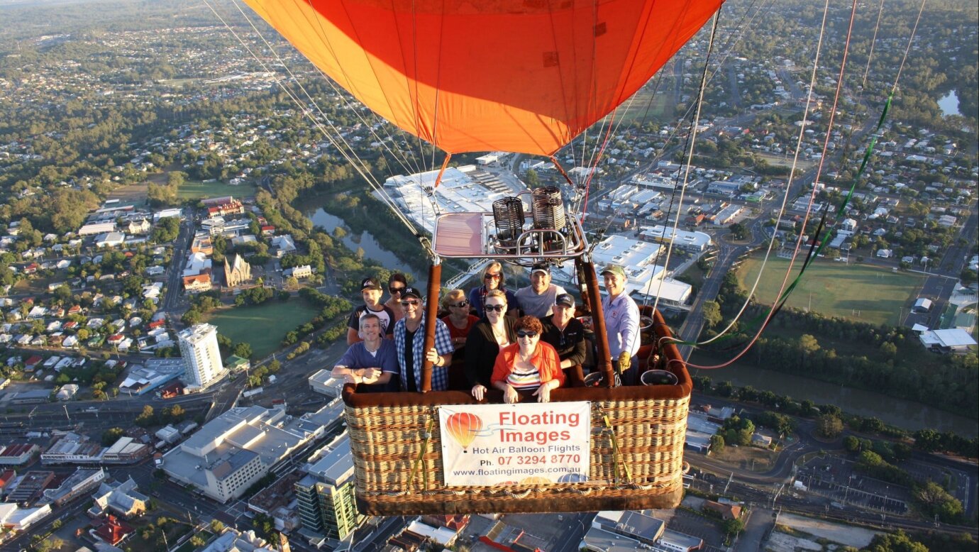 hot air balloon brisbane