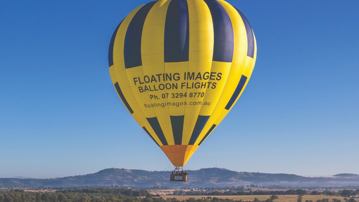 Scenic sunrise 1 hour balloon flights 30 mins west of Brisbane CBD