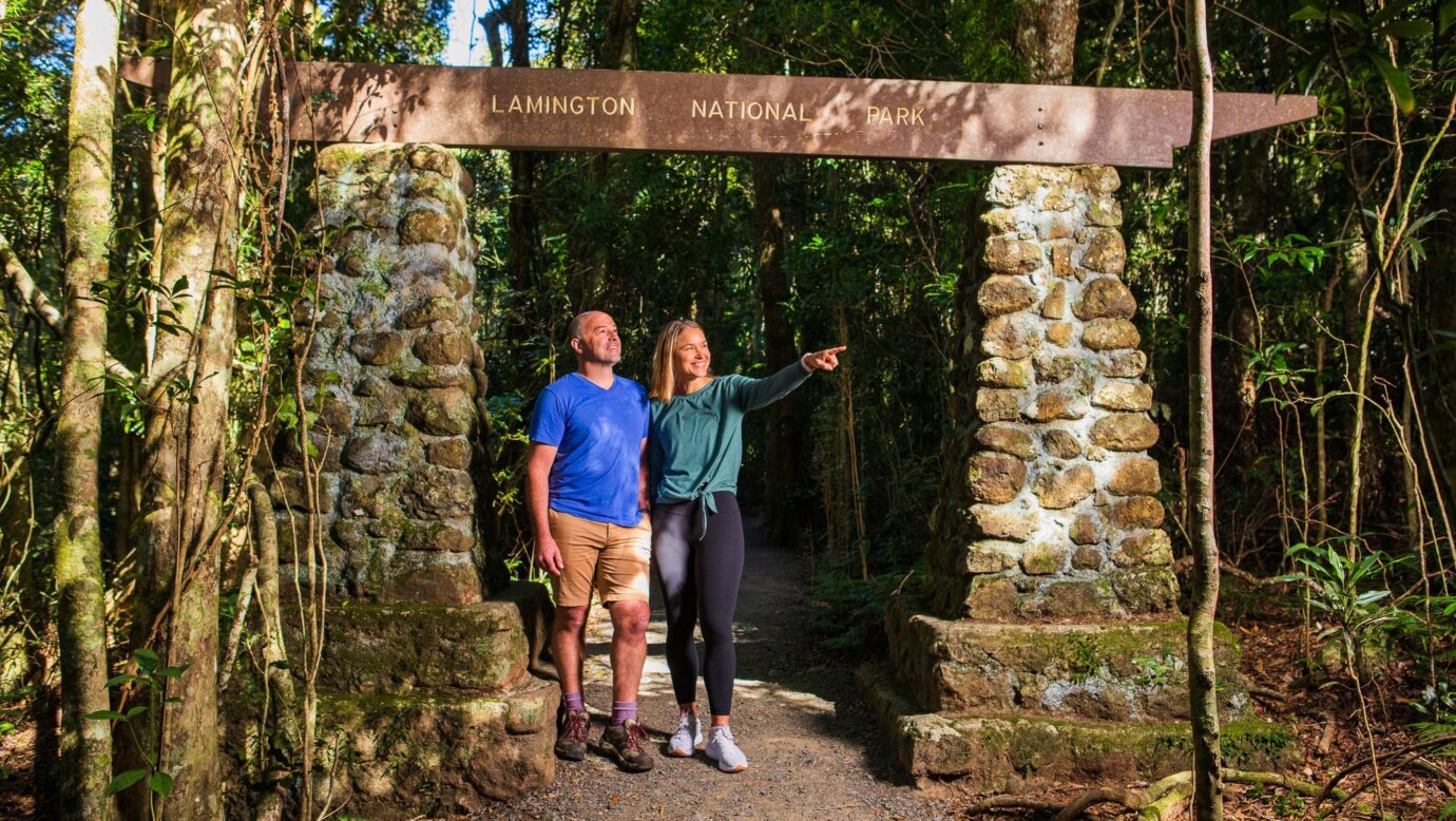 Guests in Lamington National Park