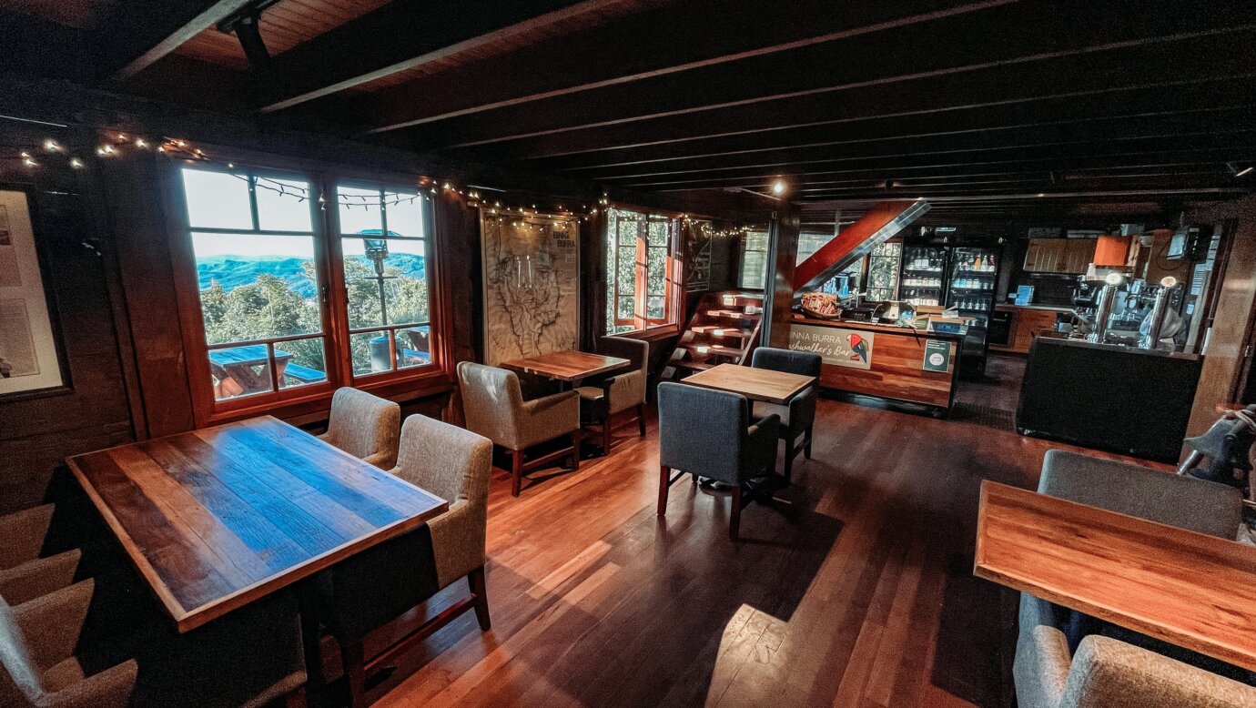 interior of the Grooms cottage & bushwalkers bar