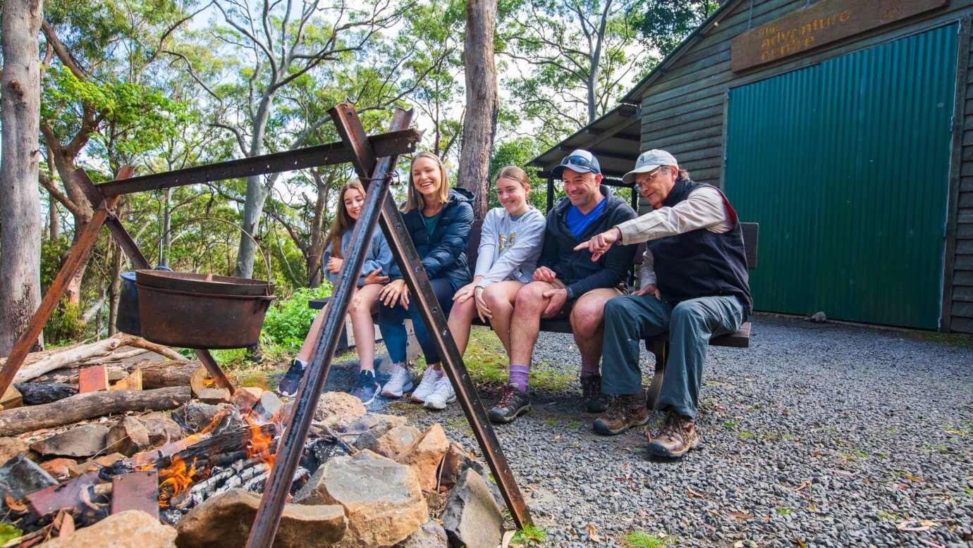 image of a shared campfire