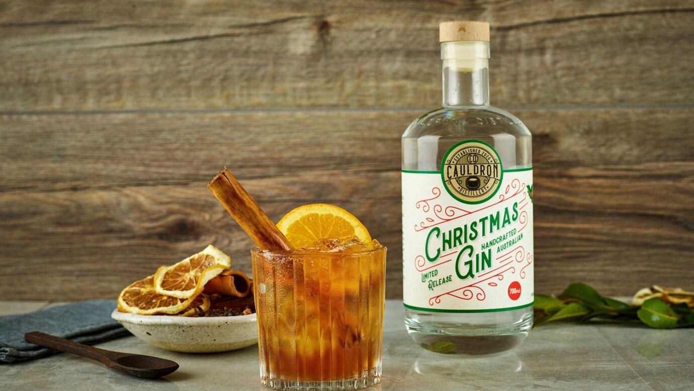Christmas Gin with Cocktail