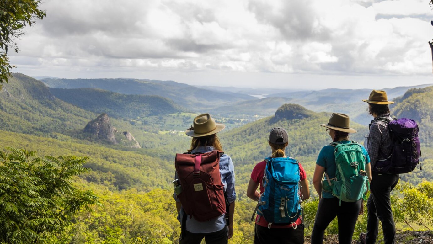 Walking in the Scenic Rim, Lamington National Park