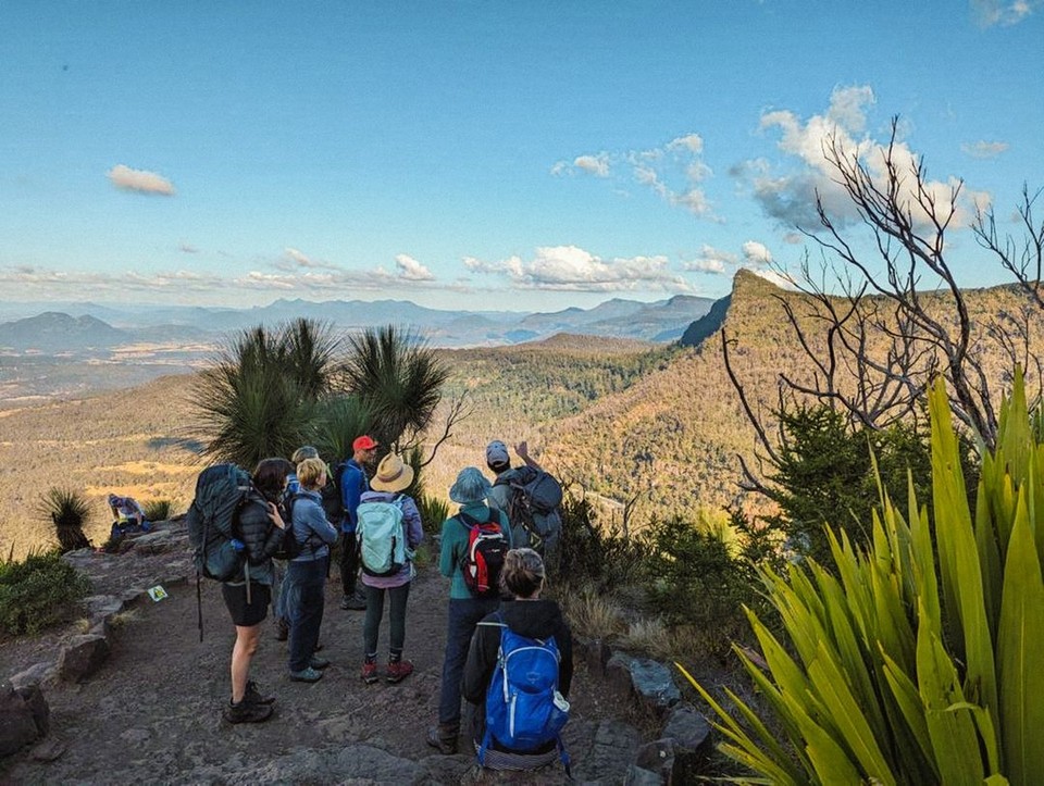 Walkers in the Scenic Rim with Spicers Scenic Rim Trail