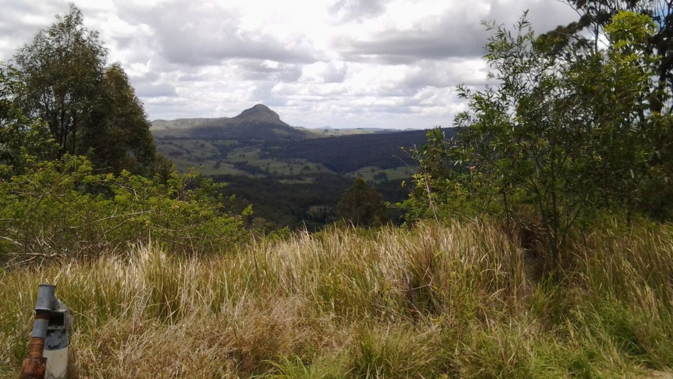 Fire trail walk view