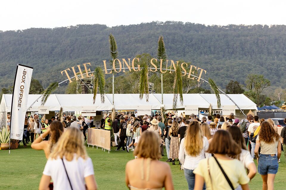 The Long Sunset music festival in the Scenic Rim, Queensland