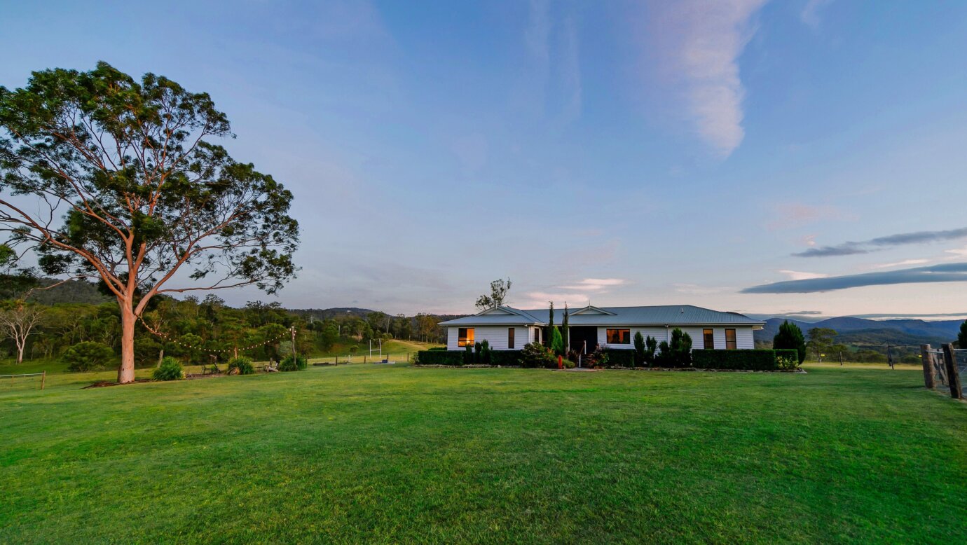 Taken from across the house paddock