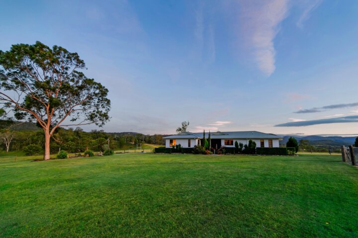 Taken from across the house paddock