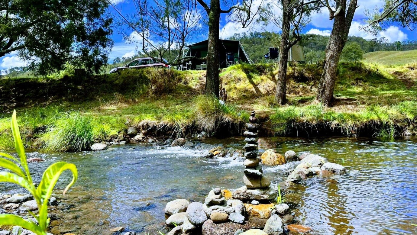 Gorgeous Albert River flows through all of our campsites