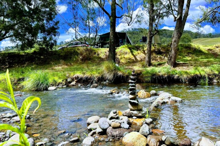 Gorgeous Albert River flows through all of our campsites