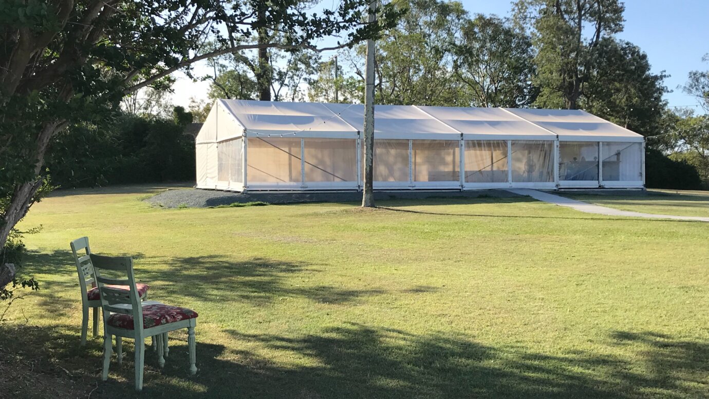 20m x 10m floored marquee