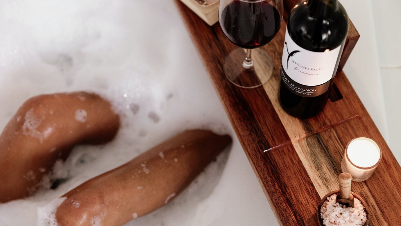 Experience indulgence at Tamborine, enjoy local wine and spa bath in scenic rim accommodation
