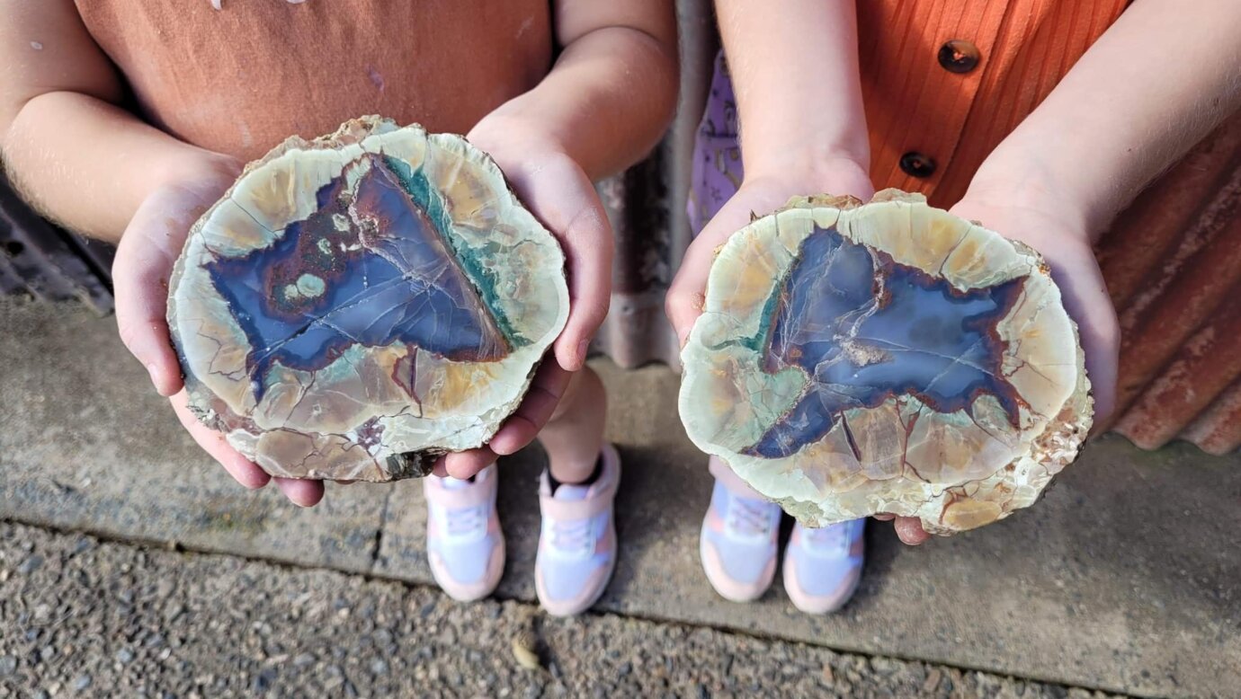 How amazing is Thunderegg!  The colours were incredible!