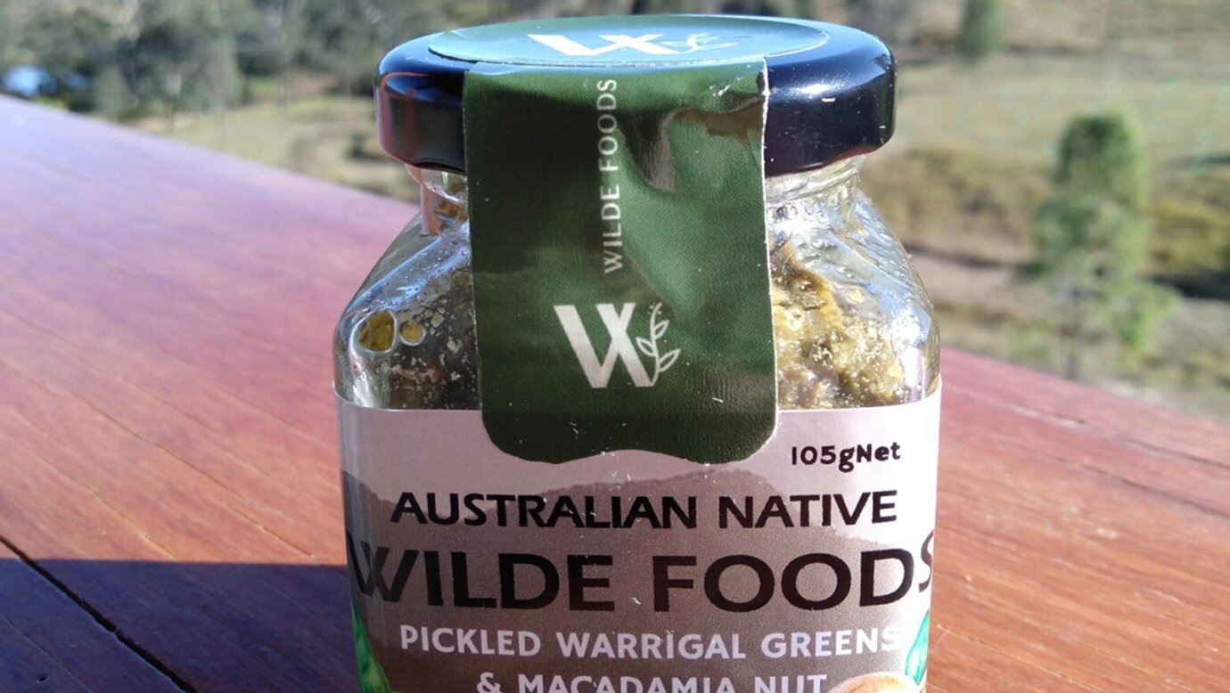 The rich, sweet, buttery flavour of macadamia nuts balances the Warrigal Greens' salty, sour notes