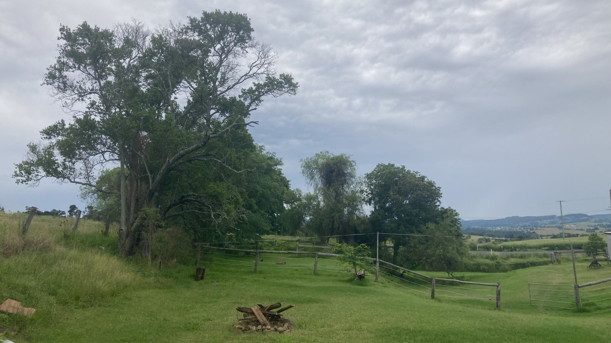 View over Teviotville Scenic Retreat main campsite