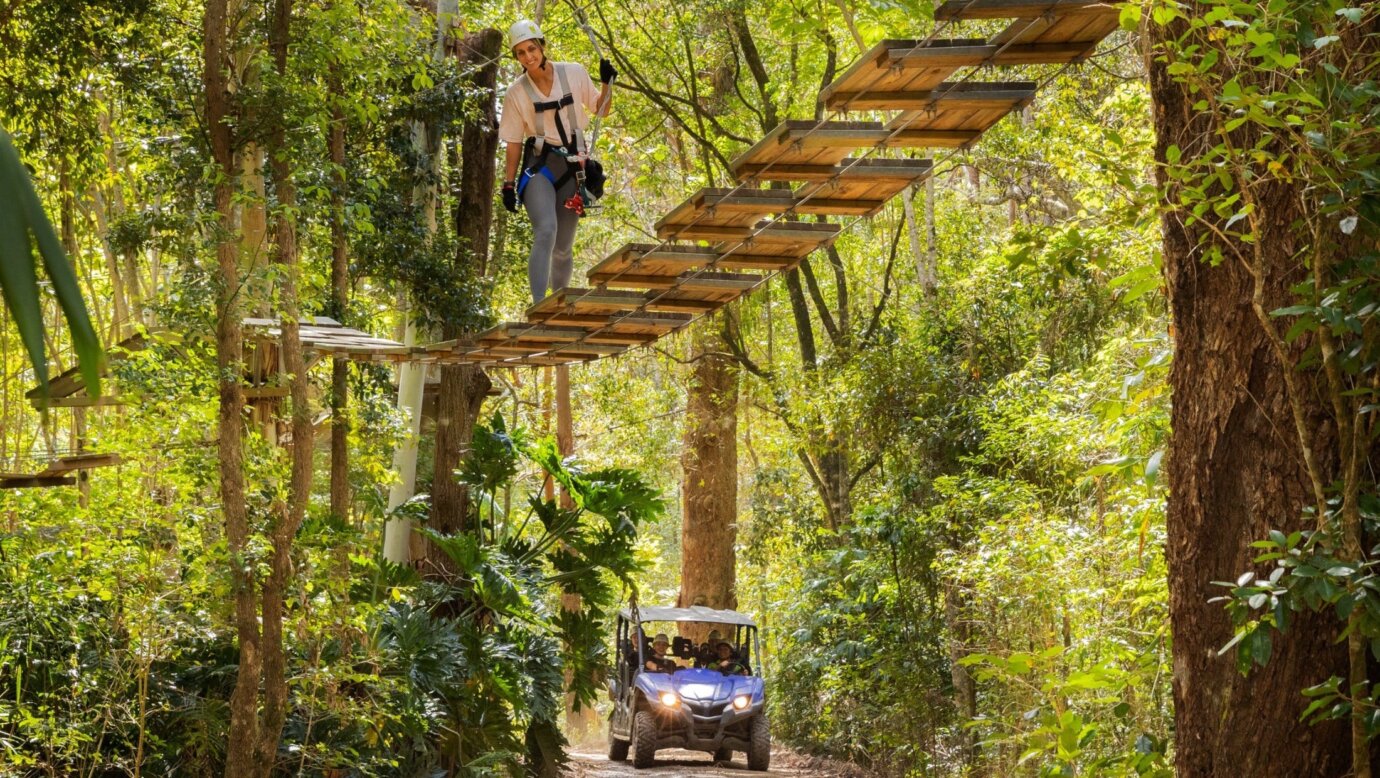 Bridge walk and 4wd travelling