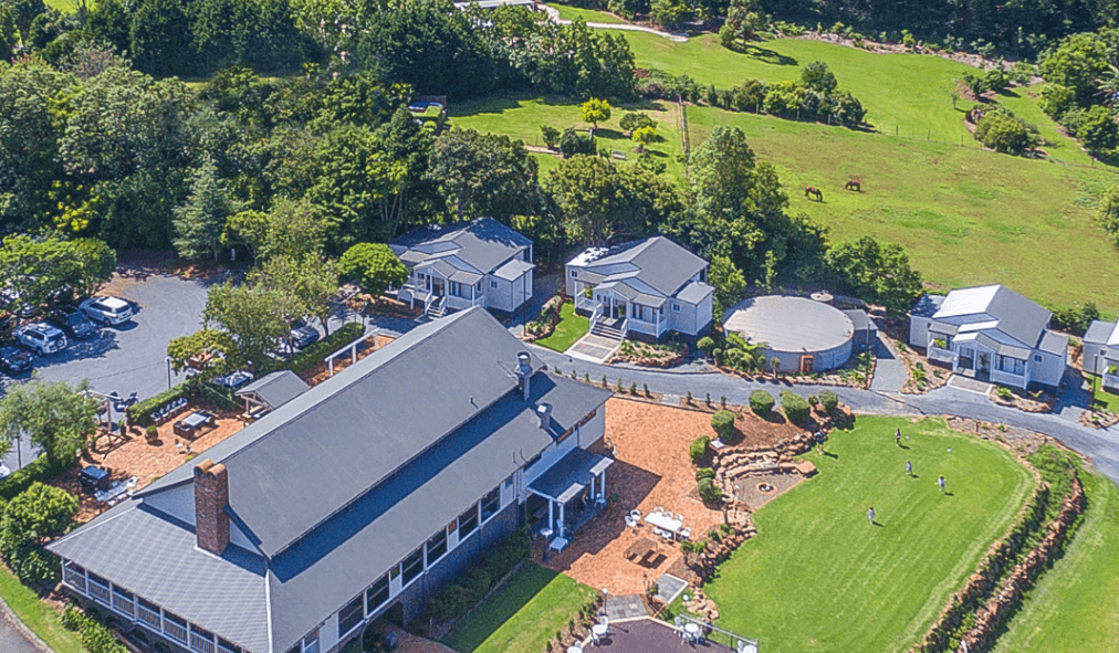 Accommodation and venue offering at Hampton Estate Tamborine Mountain