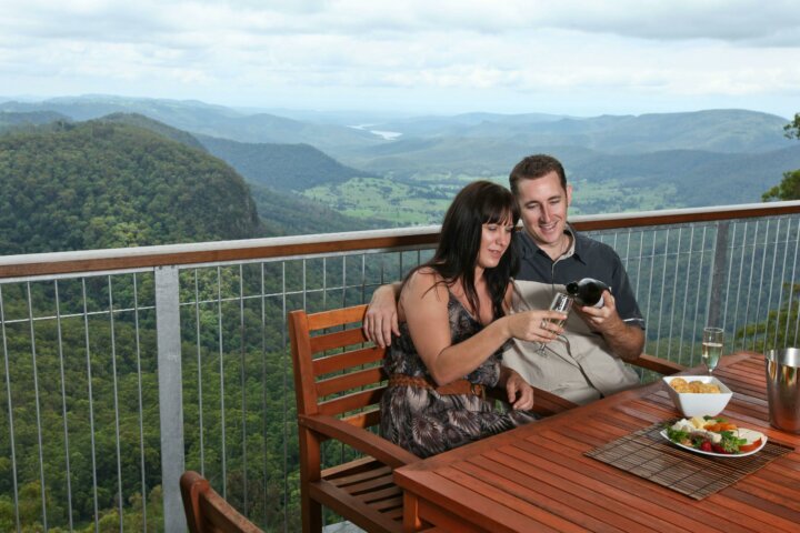 Scenic Rim landscape from Binna Burra Sky Lodge