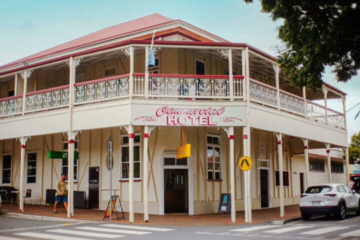 Front of venue