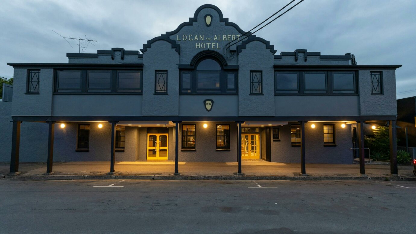 The front of the venue