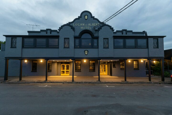 The front of the venue