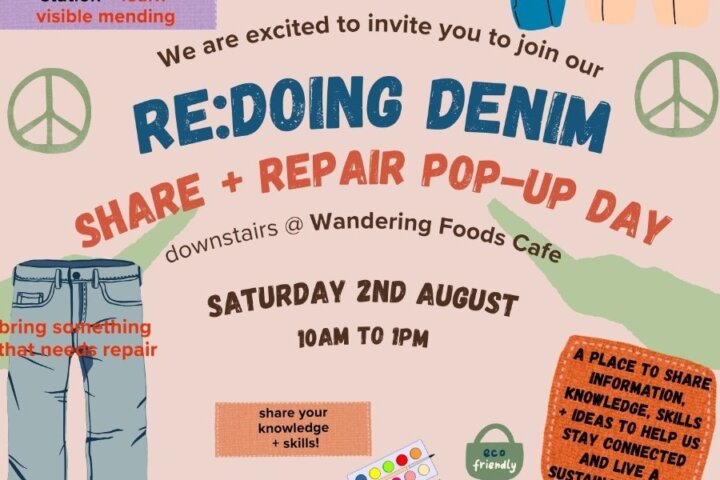 Share + Repair Pop Up August - Re-Doing Denim