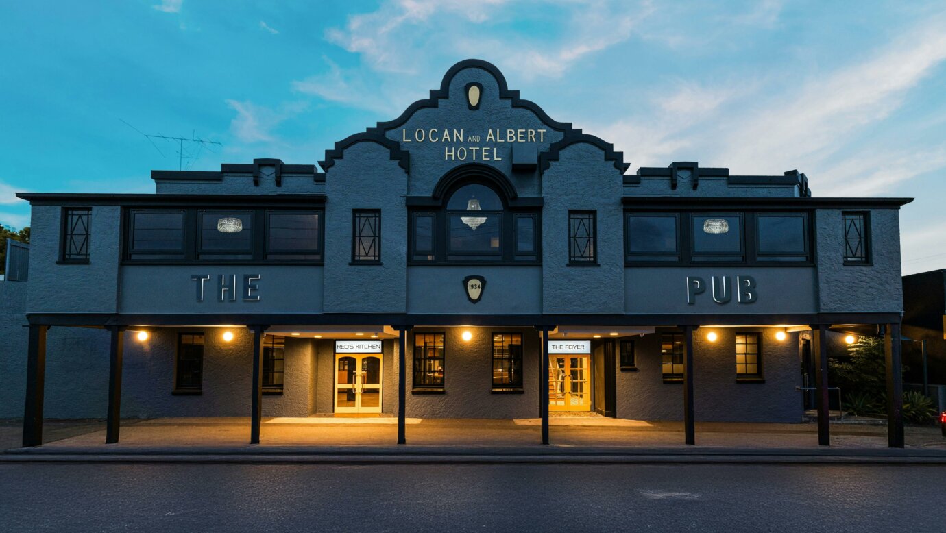 Front facade of building