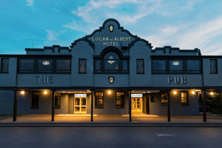 Front facade of building