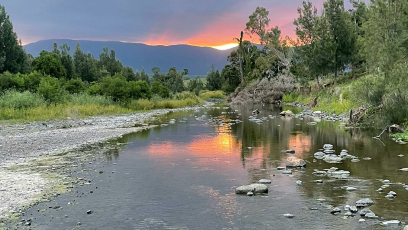 Warrill Creek running through the property 