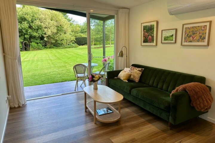 Outlook from garden view room