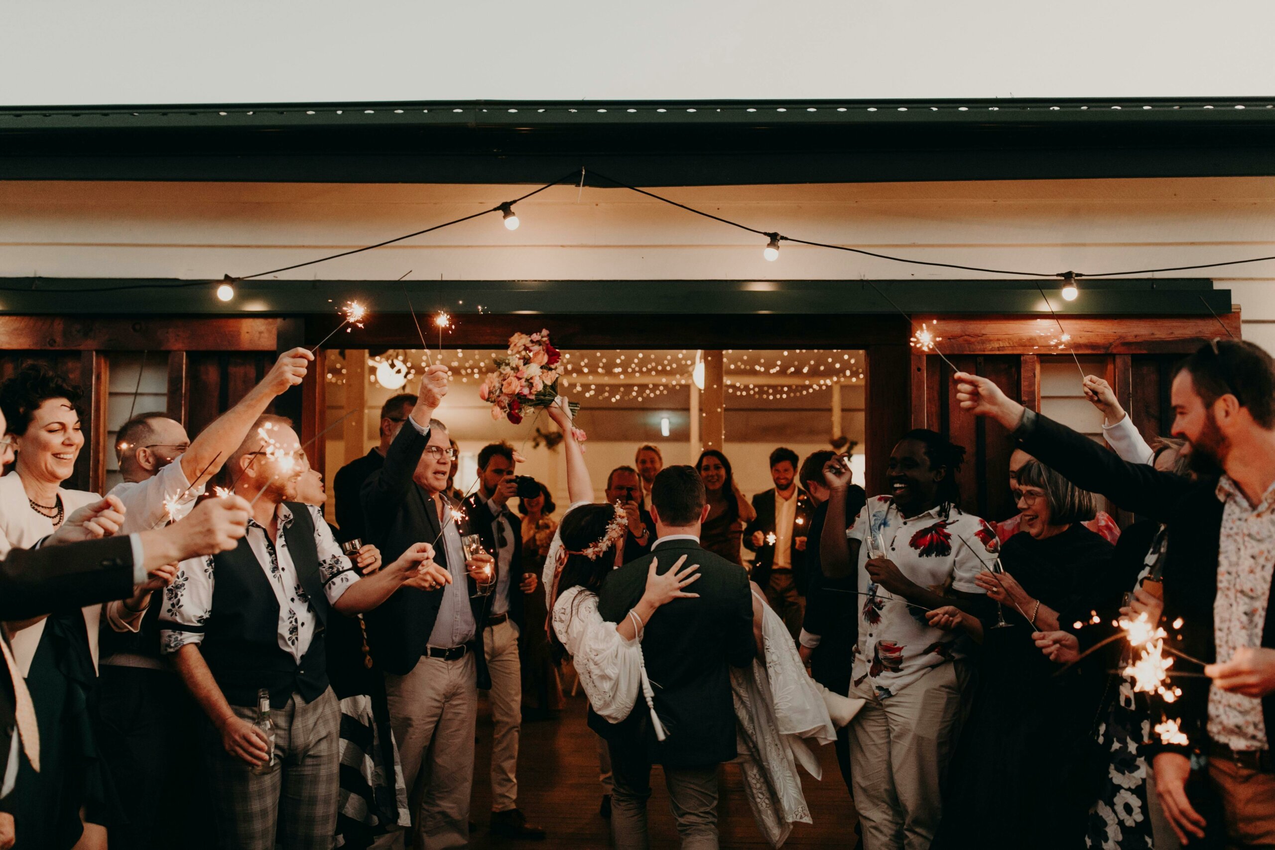 Bride and groom entrance