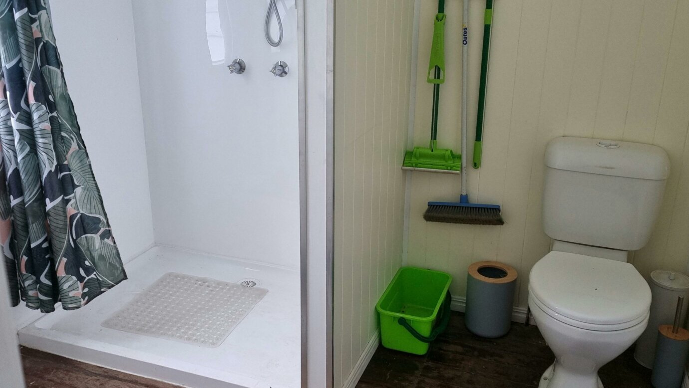 Bathroom linen is supplied.
