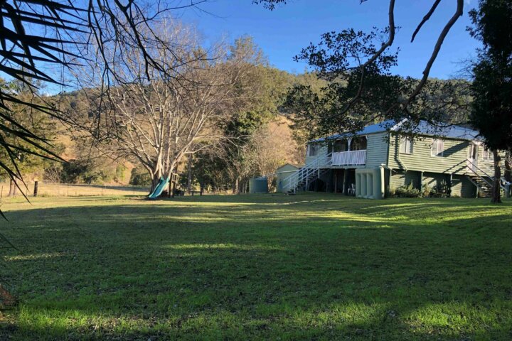 closed in yard beautiful night skys