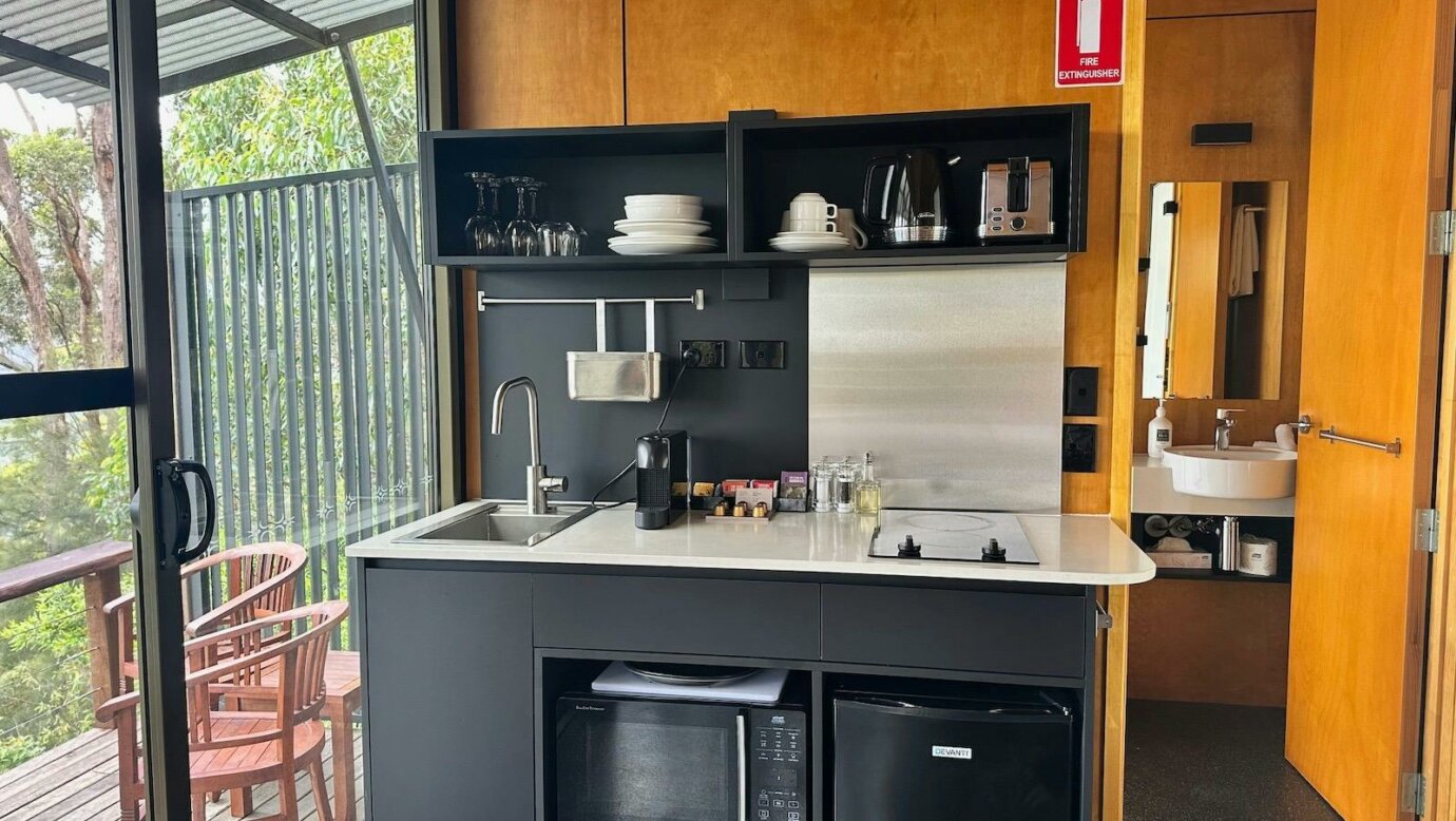 Tiny Wild House kitchen